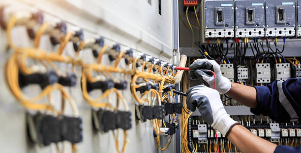 Professional Electrician technician working in King County County, TX